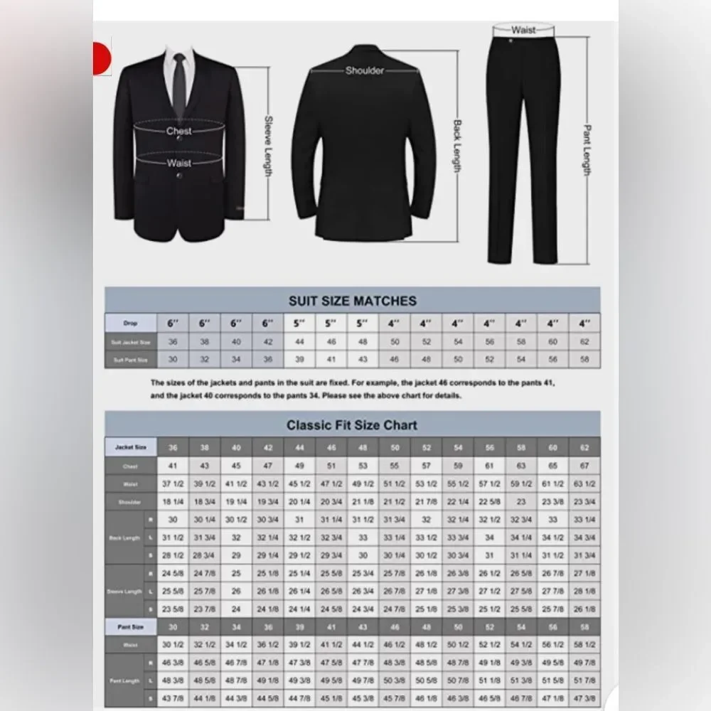 Pierre Loren Mens Navy Blue 2 Piece Suit 42S 39 Waist Notch Lapel Style S61652‎